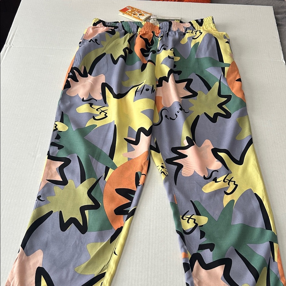 Lucy & Yak Woman Multicolor Graphic Joggers